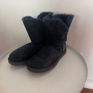 UGG Blue Winter Boots with Plush Sheepskin Lining